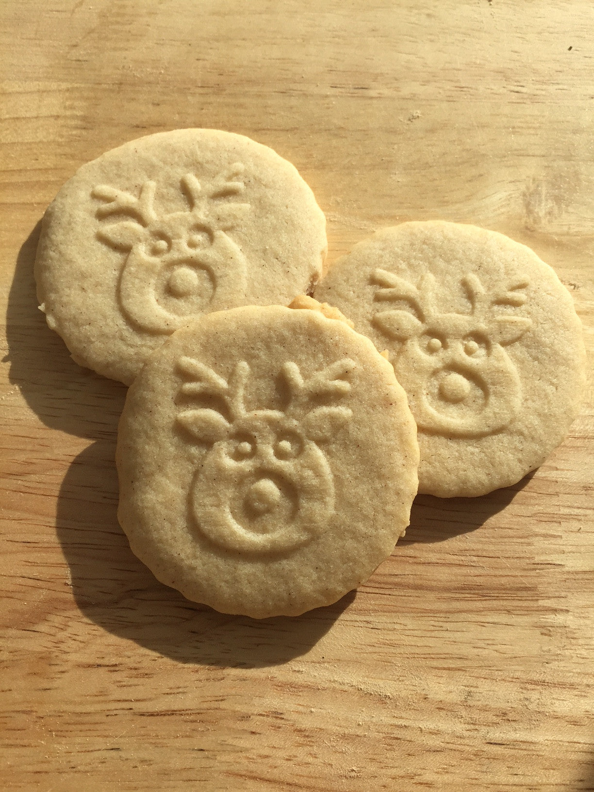 Goofy Reindeer Embossed Rolling Pin