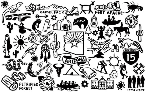 Arizona State Rolling Pin