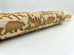 Bear and Cubs Rolling Pin