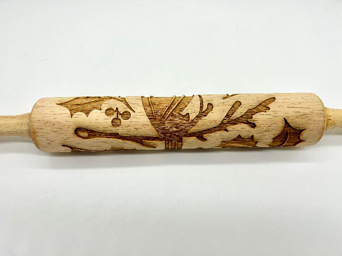 Chickadee Embossed Rolling Pin LARGE IMAGE