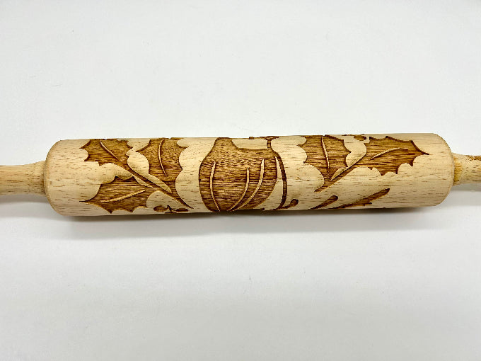 Chickadee Embossed Rolling Pin LARGE IMAGE