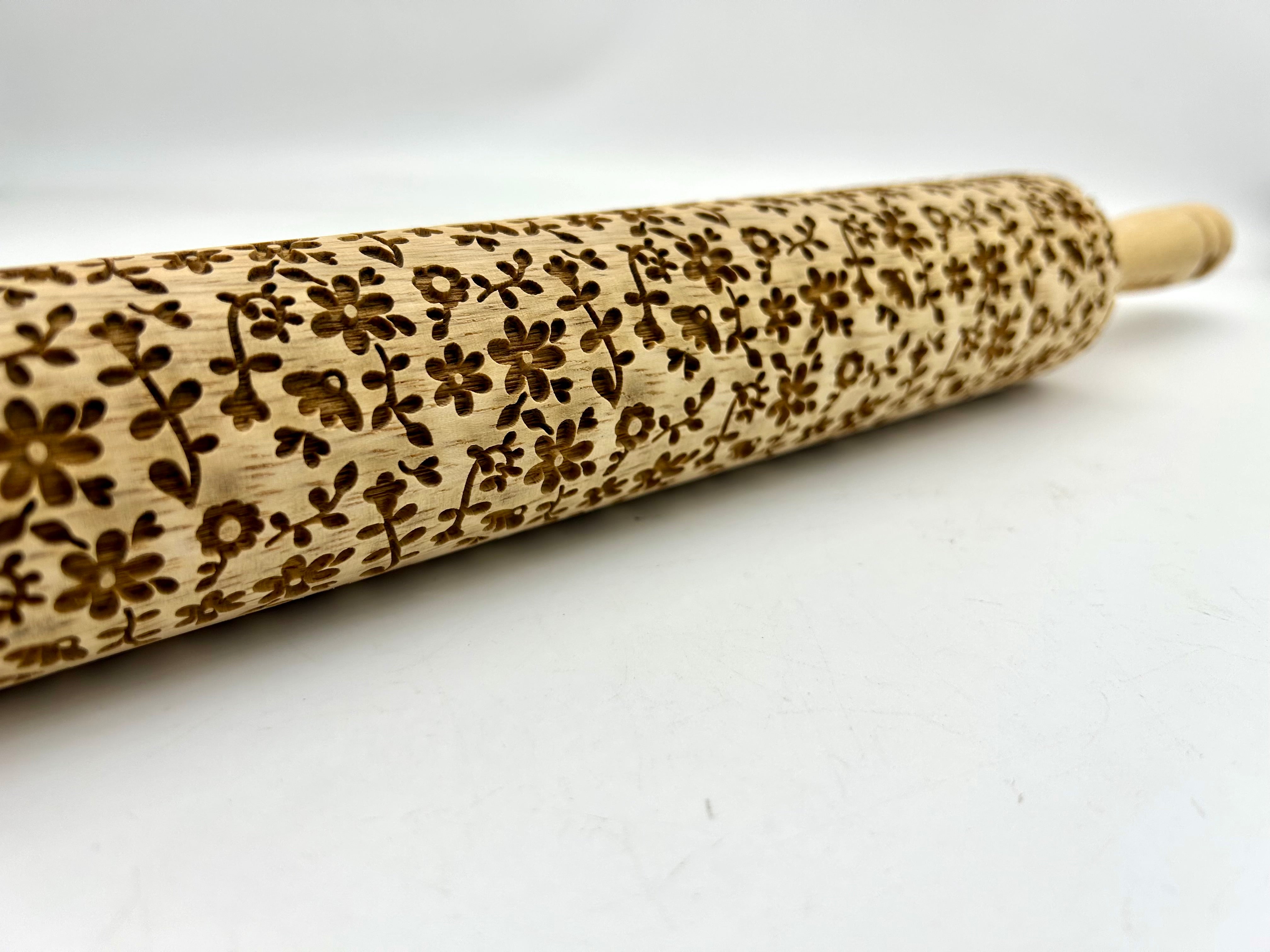 Flourish Embossed Rolling Pin