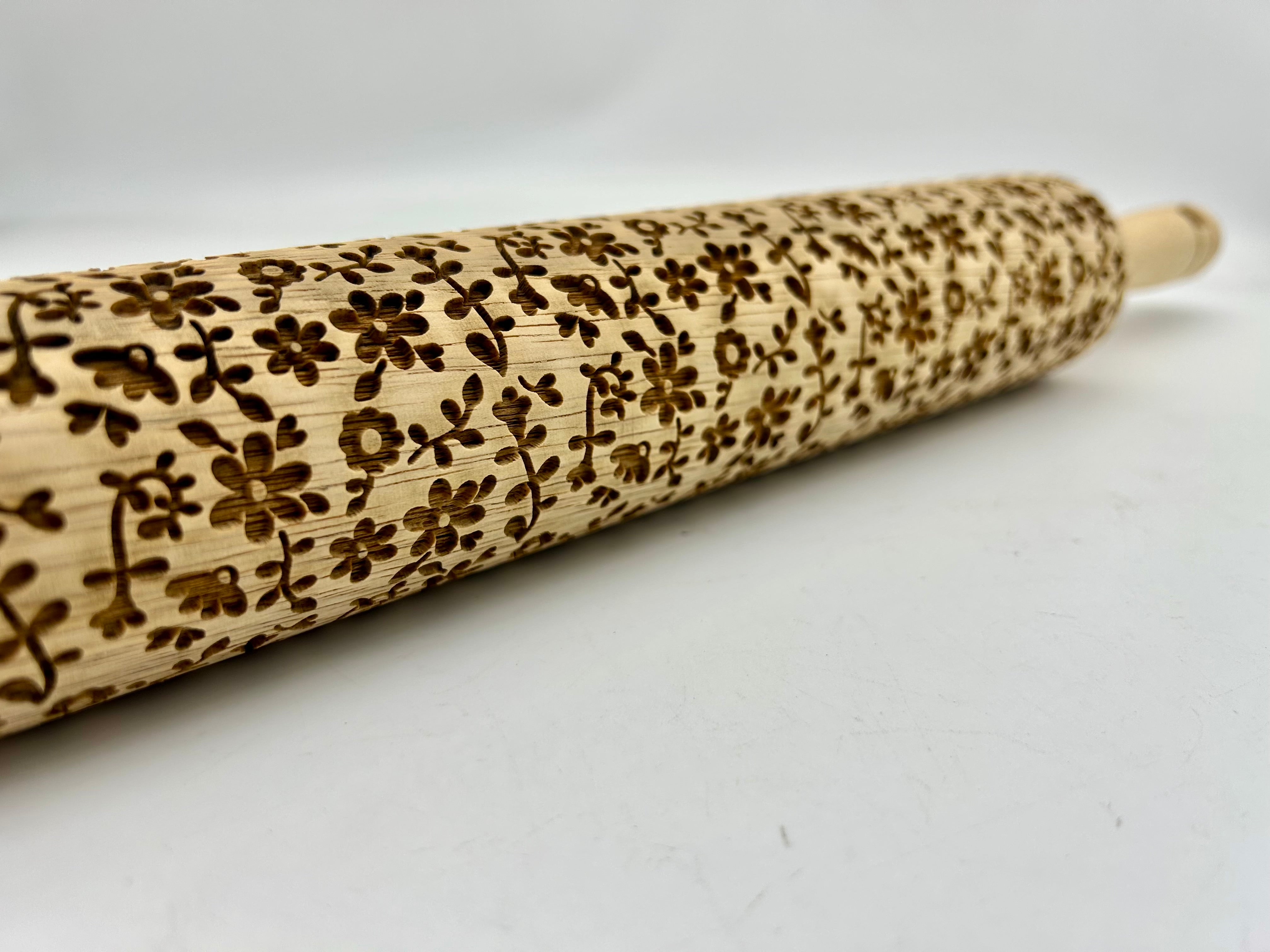 Flourish Embossed Rolling Pin