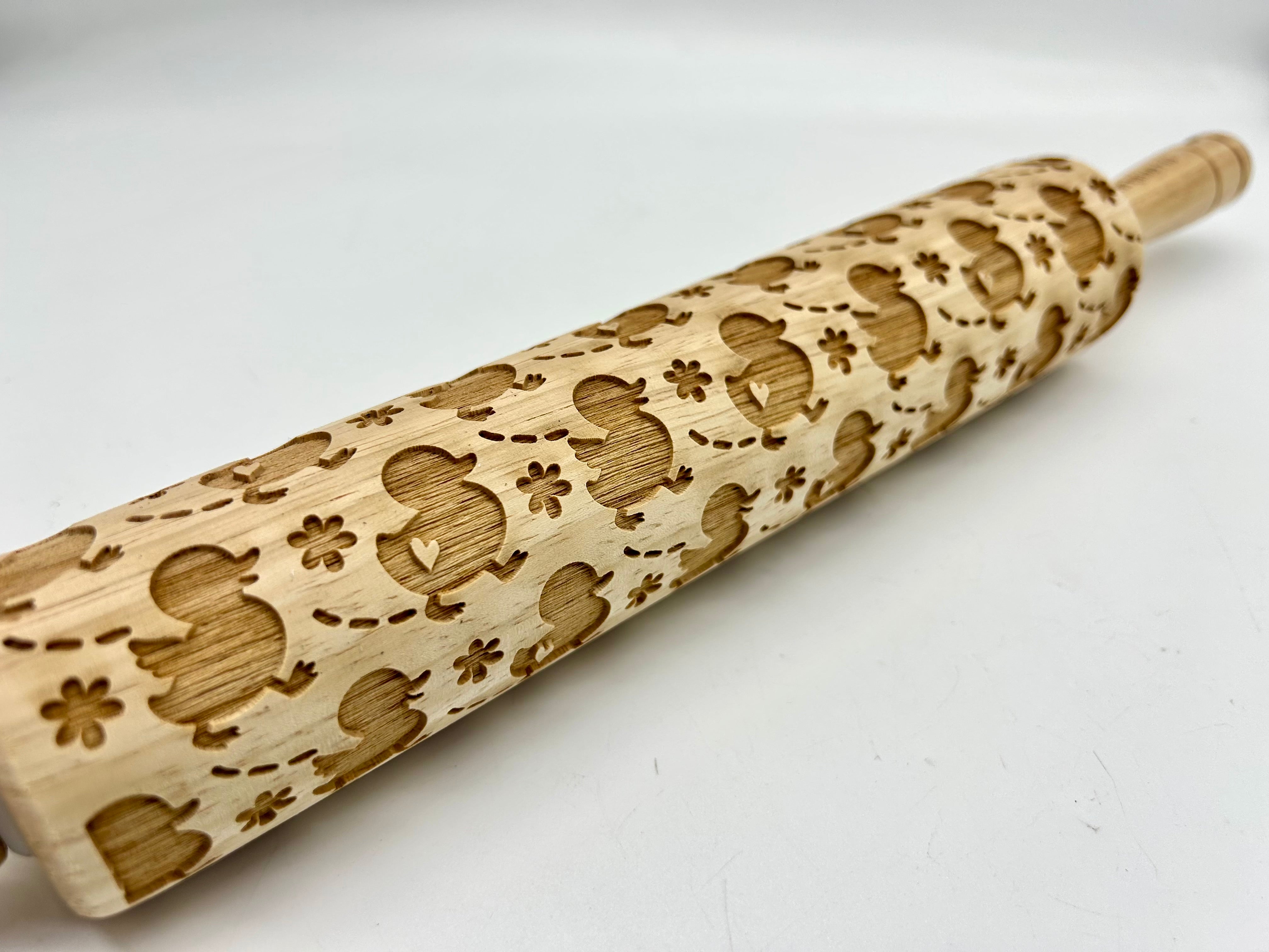 Ducklings Embossed Rolling Pin