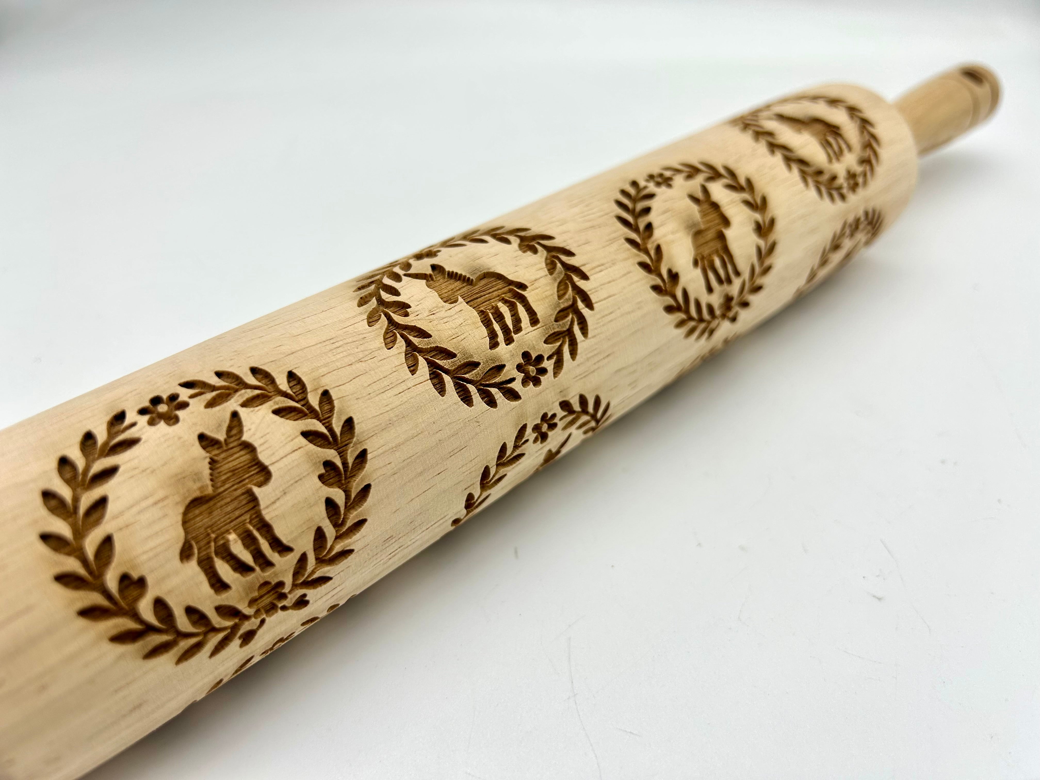 Baby Donkeys Embossed Rolling Pin