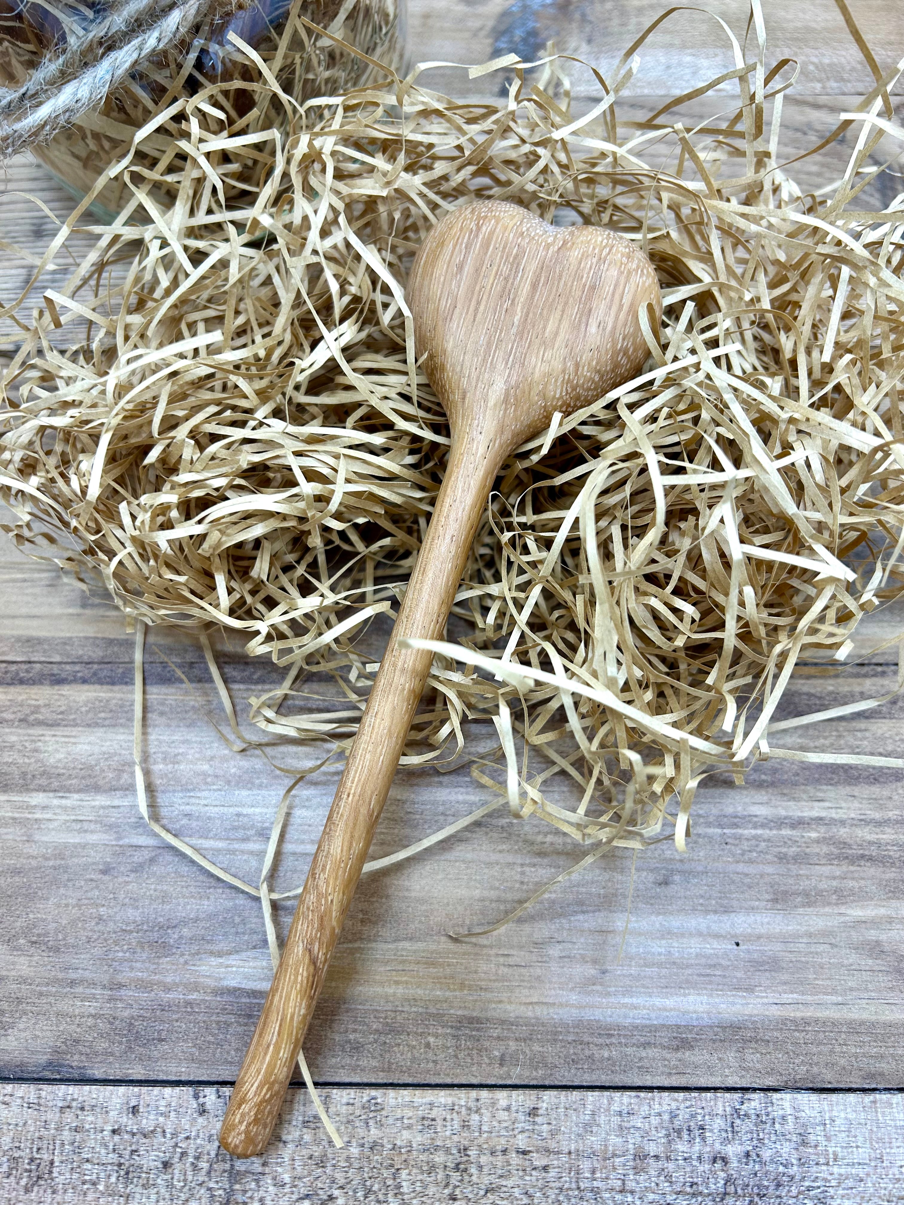 Heart Shaped Wooden Spoon