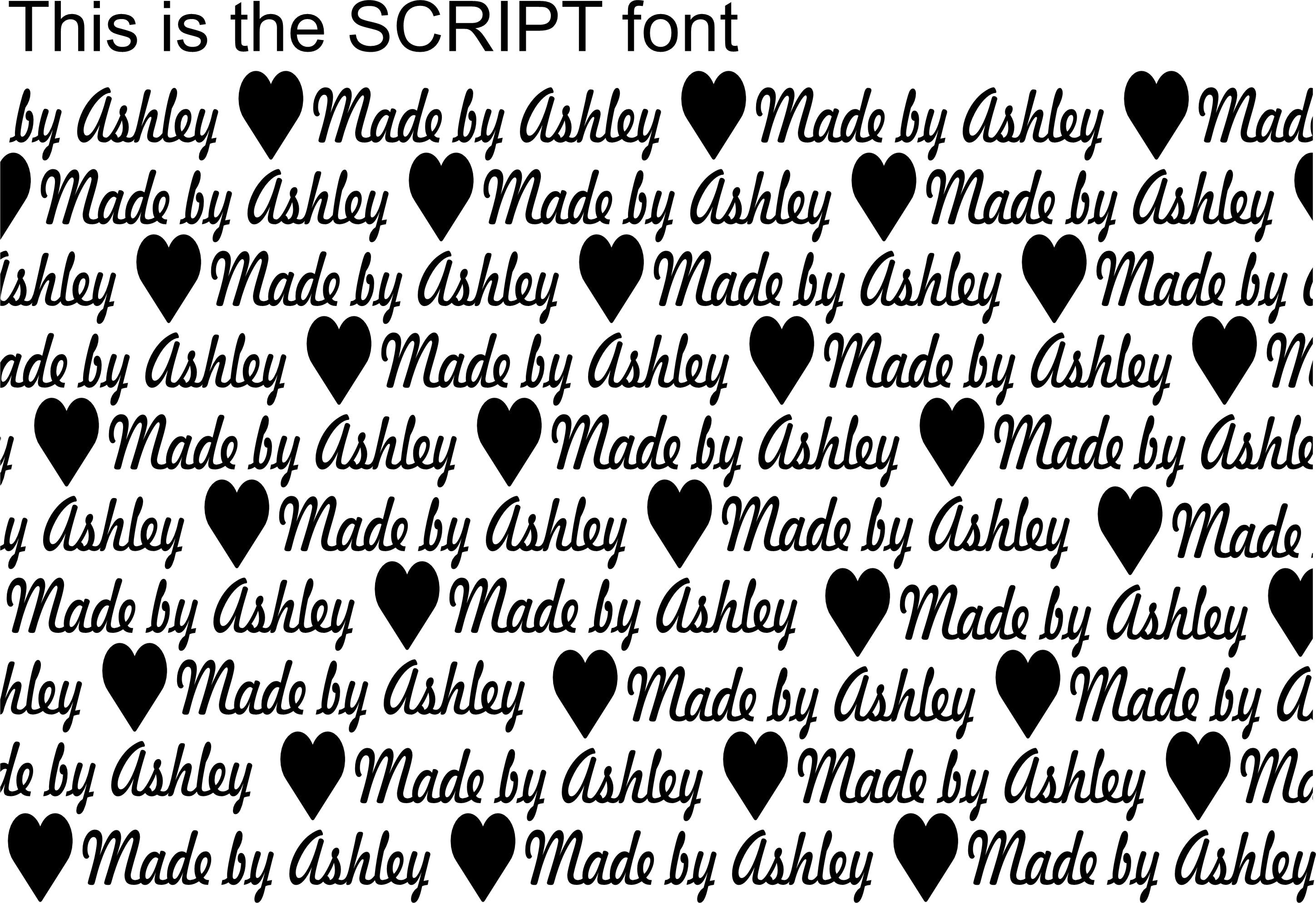 Personalized Embossed Rolling Pin "Made By"