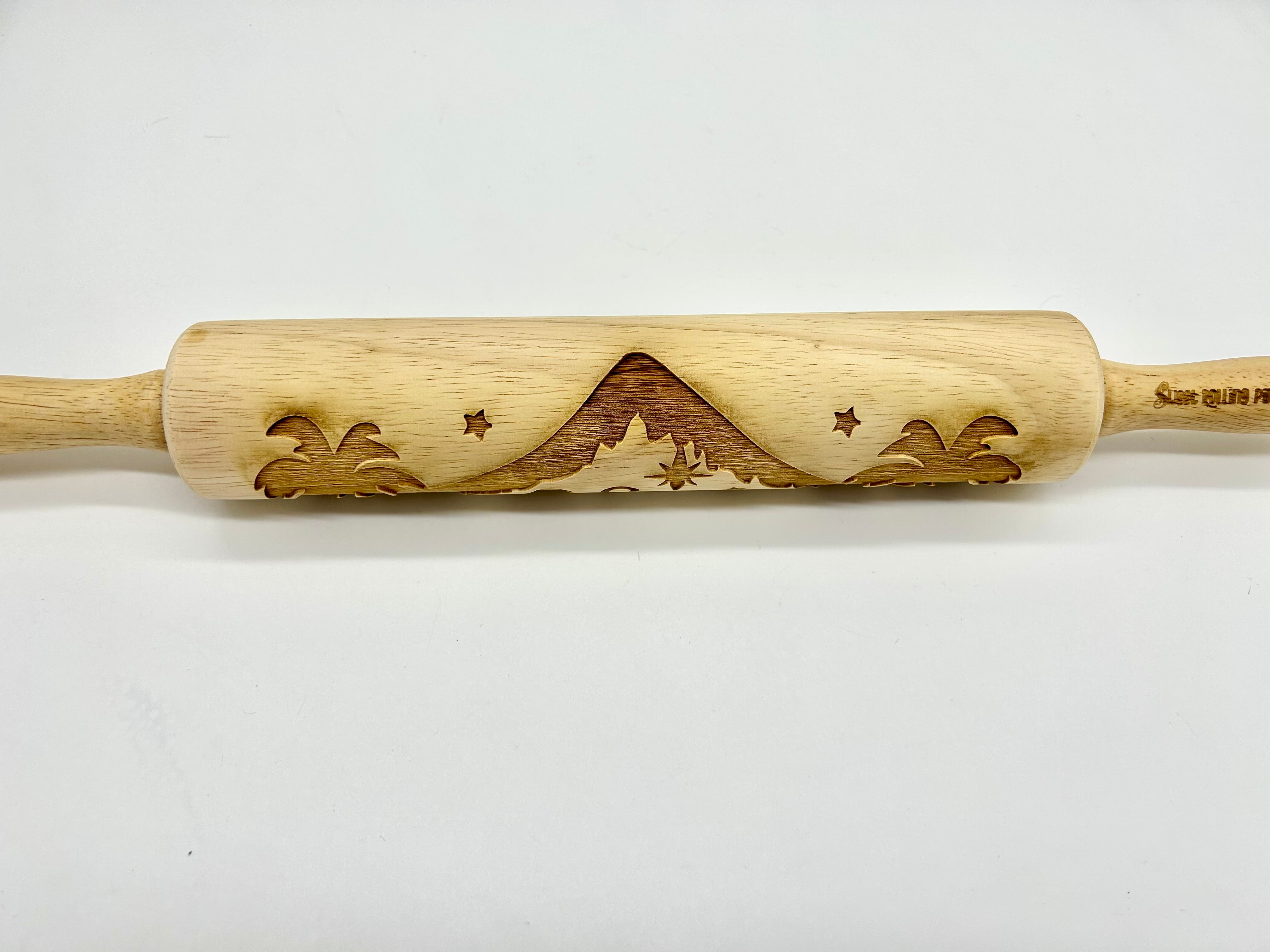 Christmas Nativity Scene Embossed Rolling Pin LARGE IMG