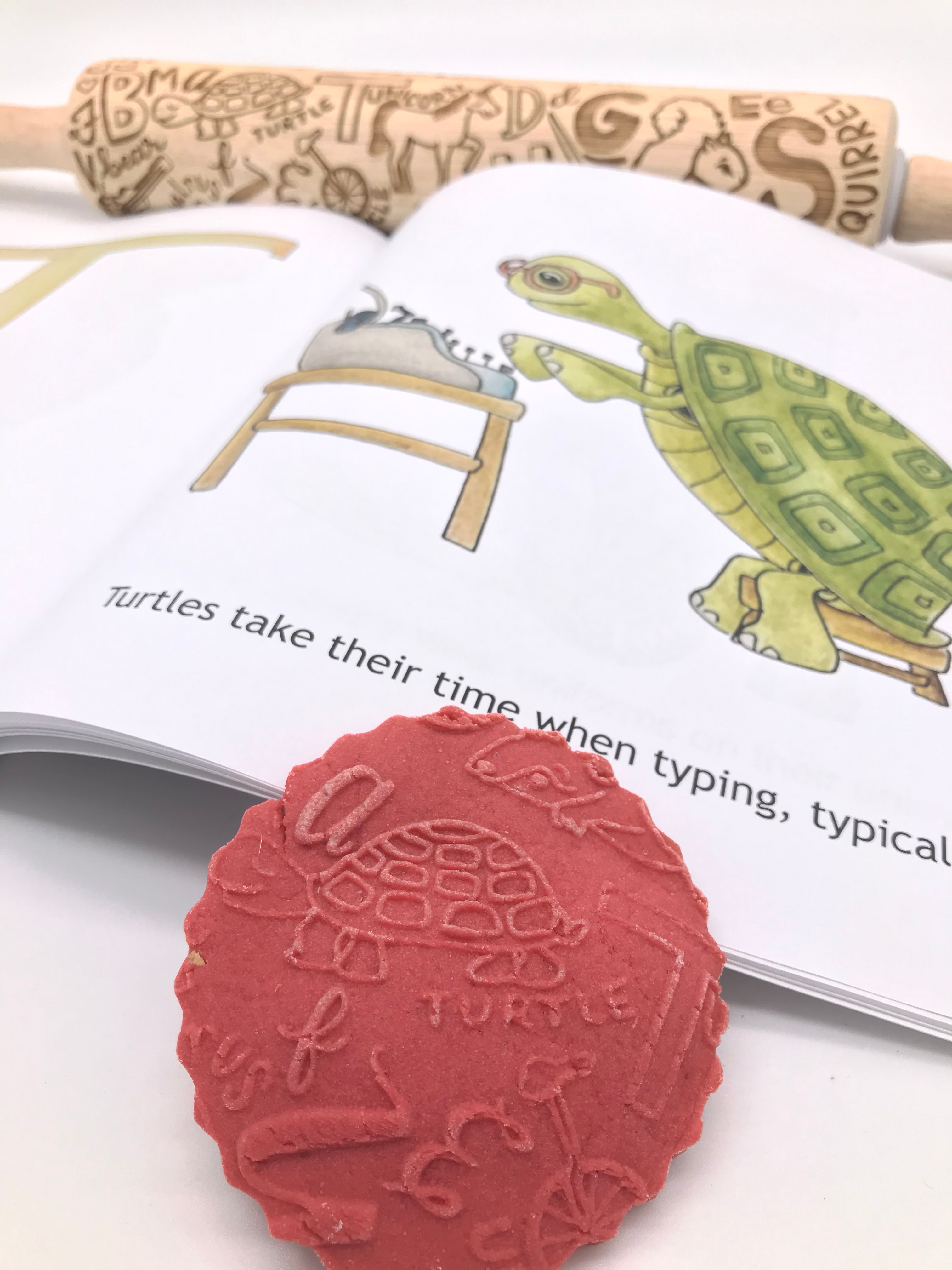 Toads Teach the The Tango Book + Embossed Rolling Pin