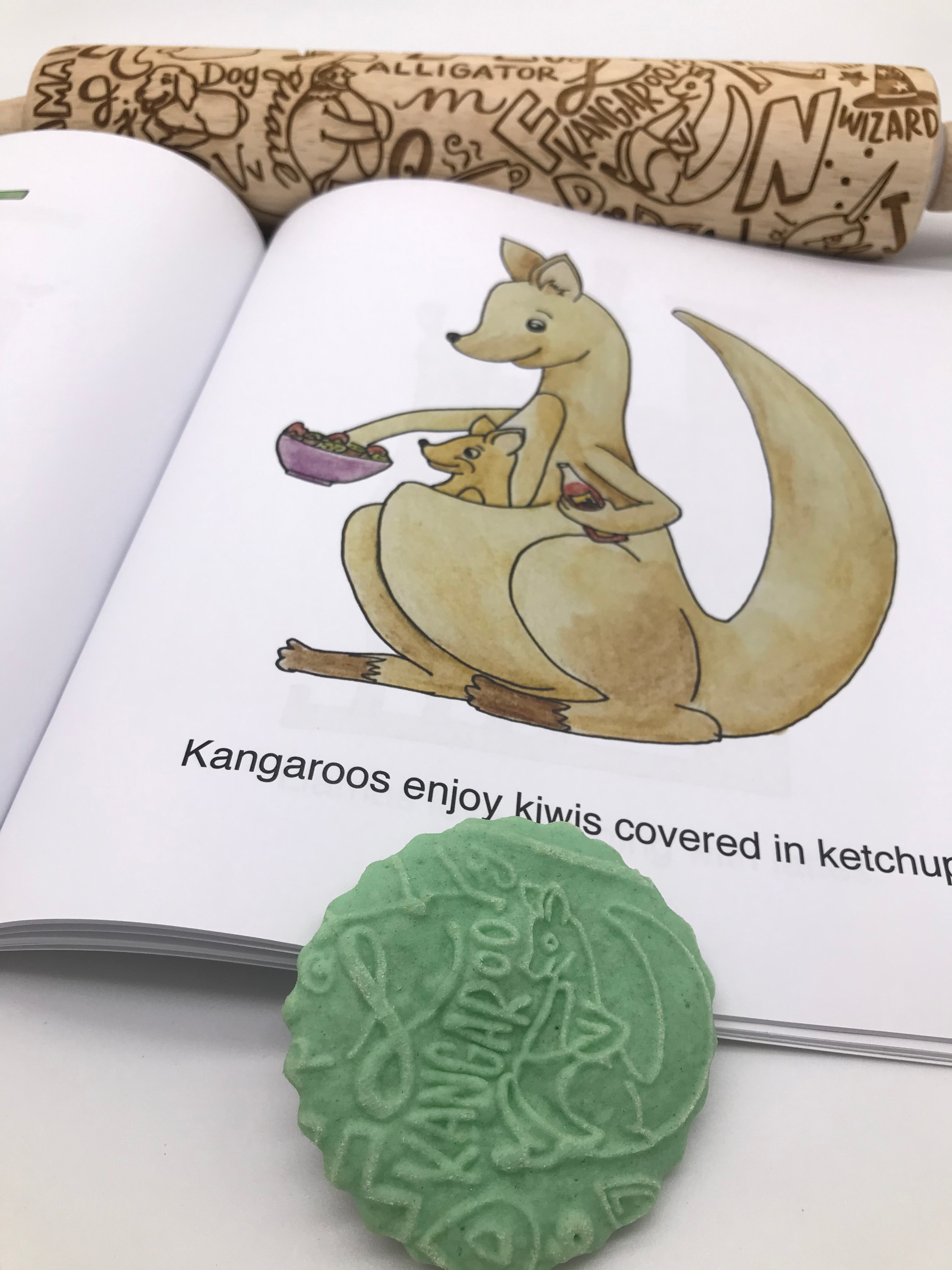 Toads Teach the The Tango Book + Embossed Rolling Pin