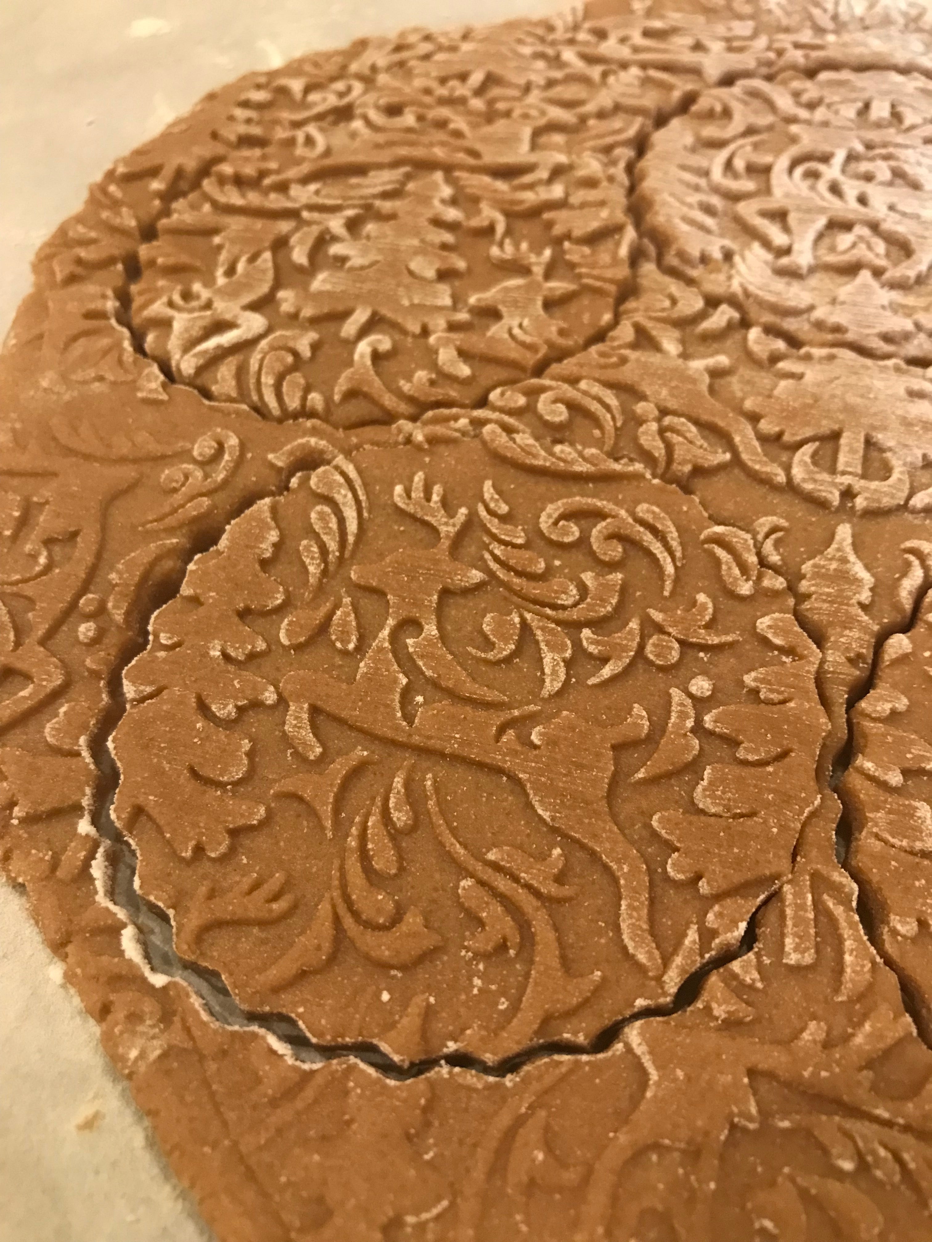 Embossed Prancing Reindeer Rolling Pin – Pottery