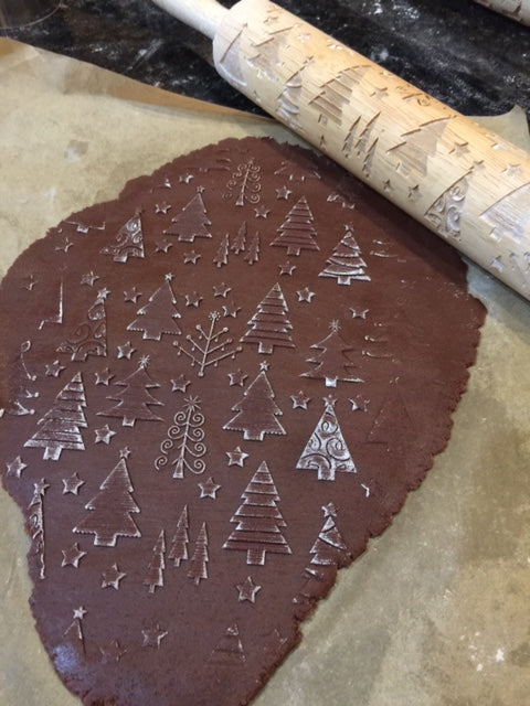 Whimsy Tree Embossed Rolling Pin