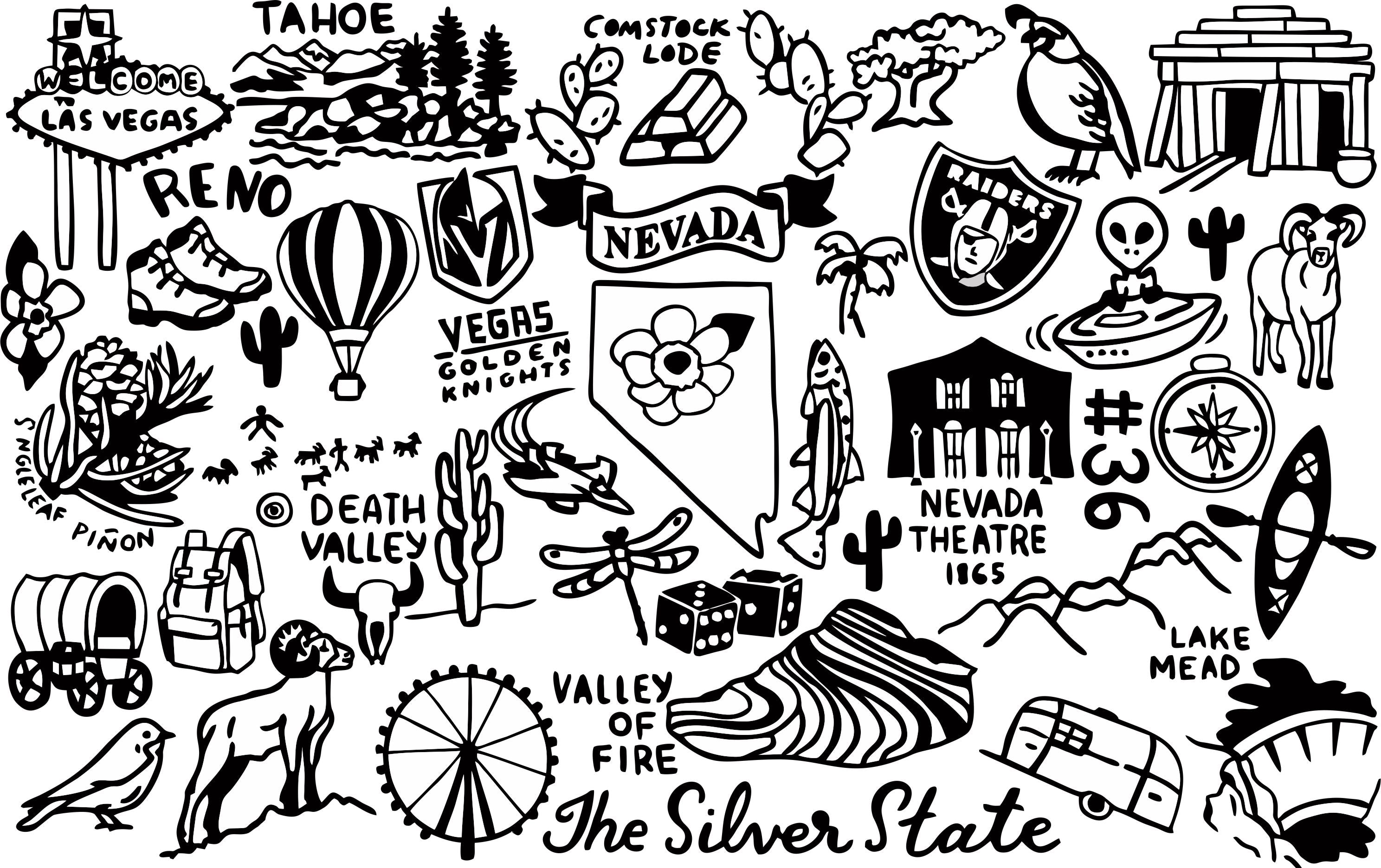 Embossed Nevada State Rolling Pin – Pottery & Cookies