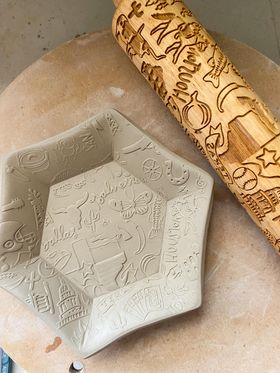 Texas State Embossed Rolling Pin – Embrace Your Lone Star Spirit