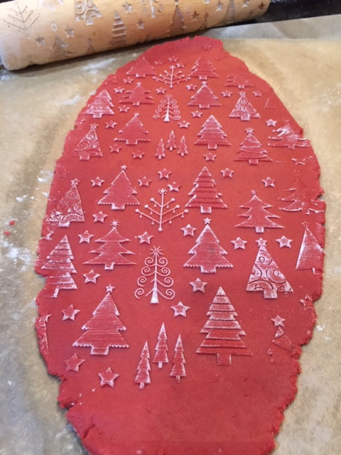 Whimsy Tree Embossed Rolling Pin