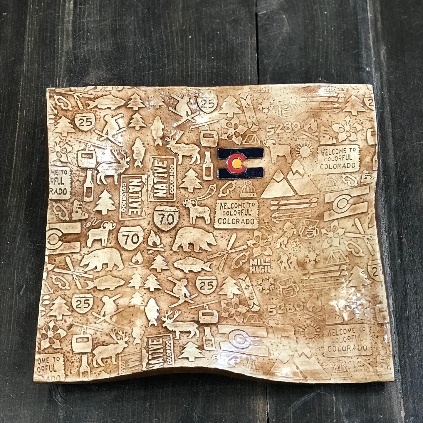 The Charm of Colorado Embossed Rolling Pins for Pottery