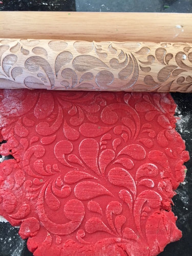 The Embossed Floral Swirl Rolling Pin: A Favorite Among Potters