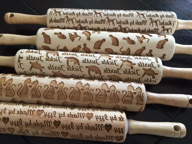 Kids Baking Party With Embossed Rolling Pins