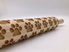 Embossed Animal Paws Rolling Pin – Pottery & Baking