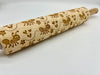 Sweet Little Ants Embossed Rolling Pin for Pottery Baking