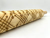 Embossed Arrows Rolling Pin – For Bakers & Potters