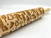 Bigfoot Embossed Rolling Pin – Baking & Pottery Tool