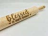 Embossed Rolling Pin: Blessed in Every Moment