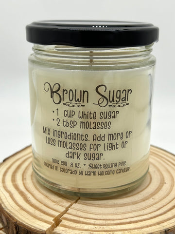 Brown Sugar Candle: 8 ounces