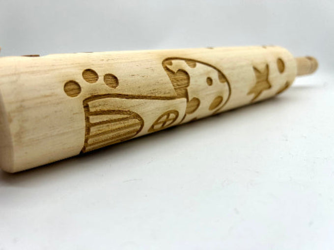 Christmas Gnomes LARGE ONE IMAGE Rolling Pin