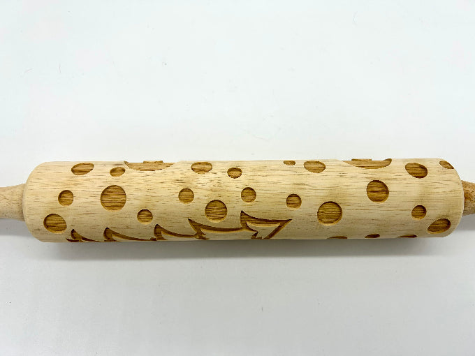 Embossed Christmas Truck Rolling Pin LARGE img