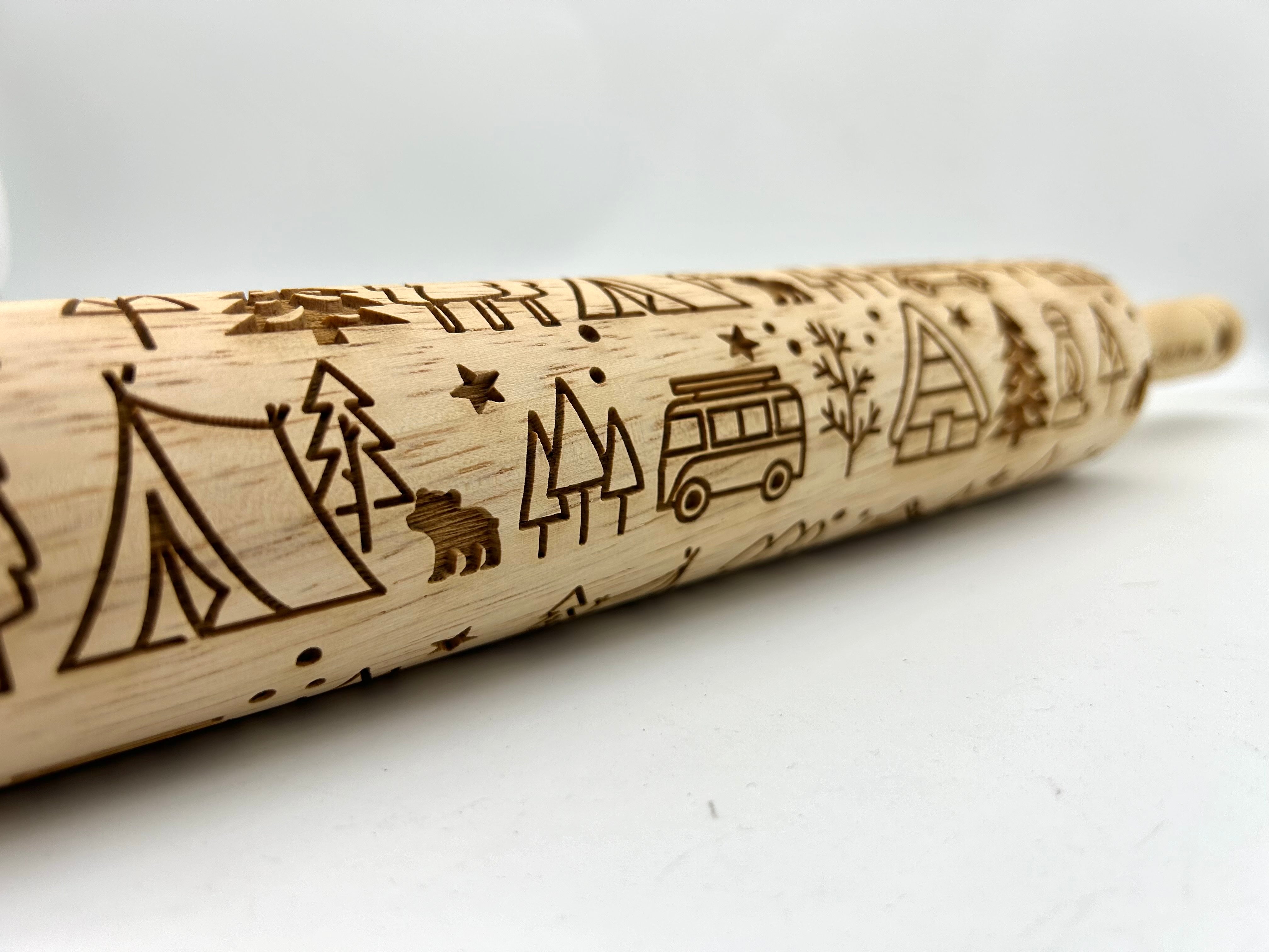 Embossed Camping with Cubs Rolling Pin –  Baking & Pottery