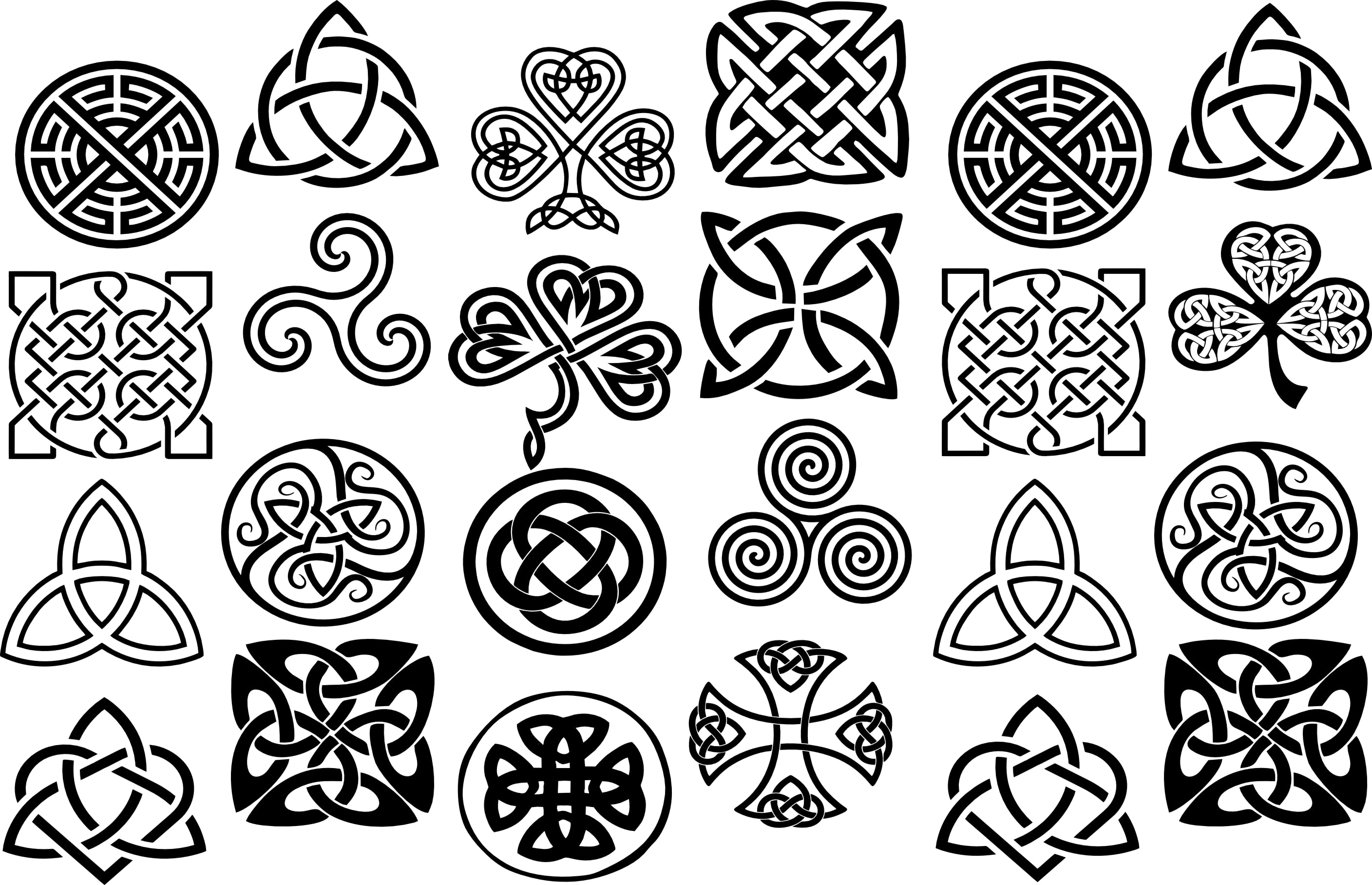 Celtic Symbols Embossed Rolling Pin