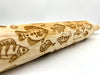 Fishy Embossed Rolling Pin – Baking & Crafting