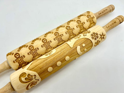 Gingerbread Man Rolling Pin LARGE IMAGE