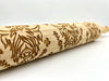 Highland Cow Embossed Rolling Pin for Pottery Baking