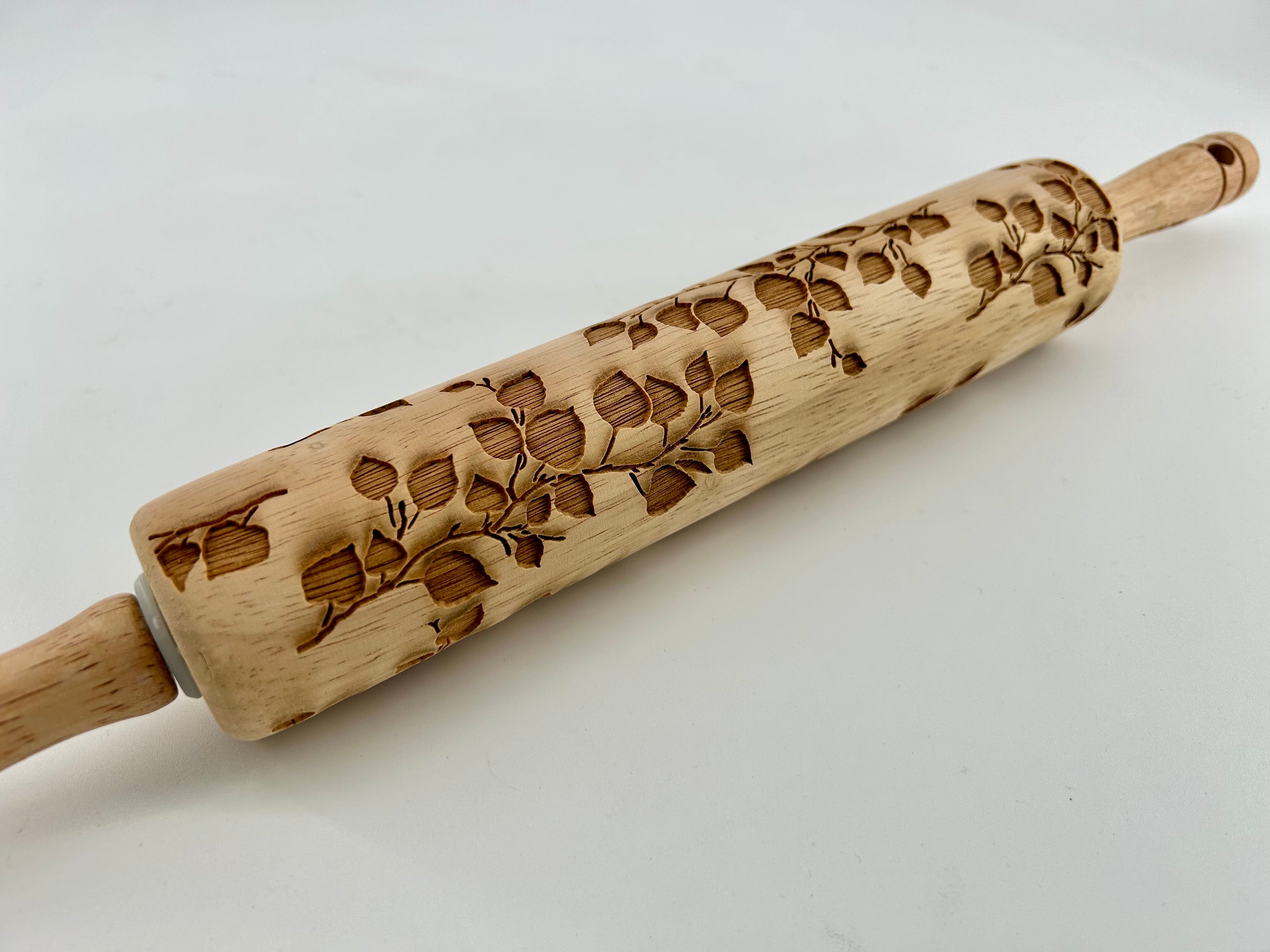 Aspen Branches Embossed Rolling Pin – Pottery & Baking