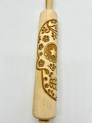 Sugar Skull Rolling Pin LARGE IMAGE