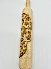 Sugar Skull Rolling Pin LARGE IMAGE