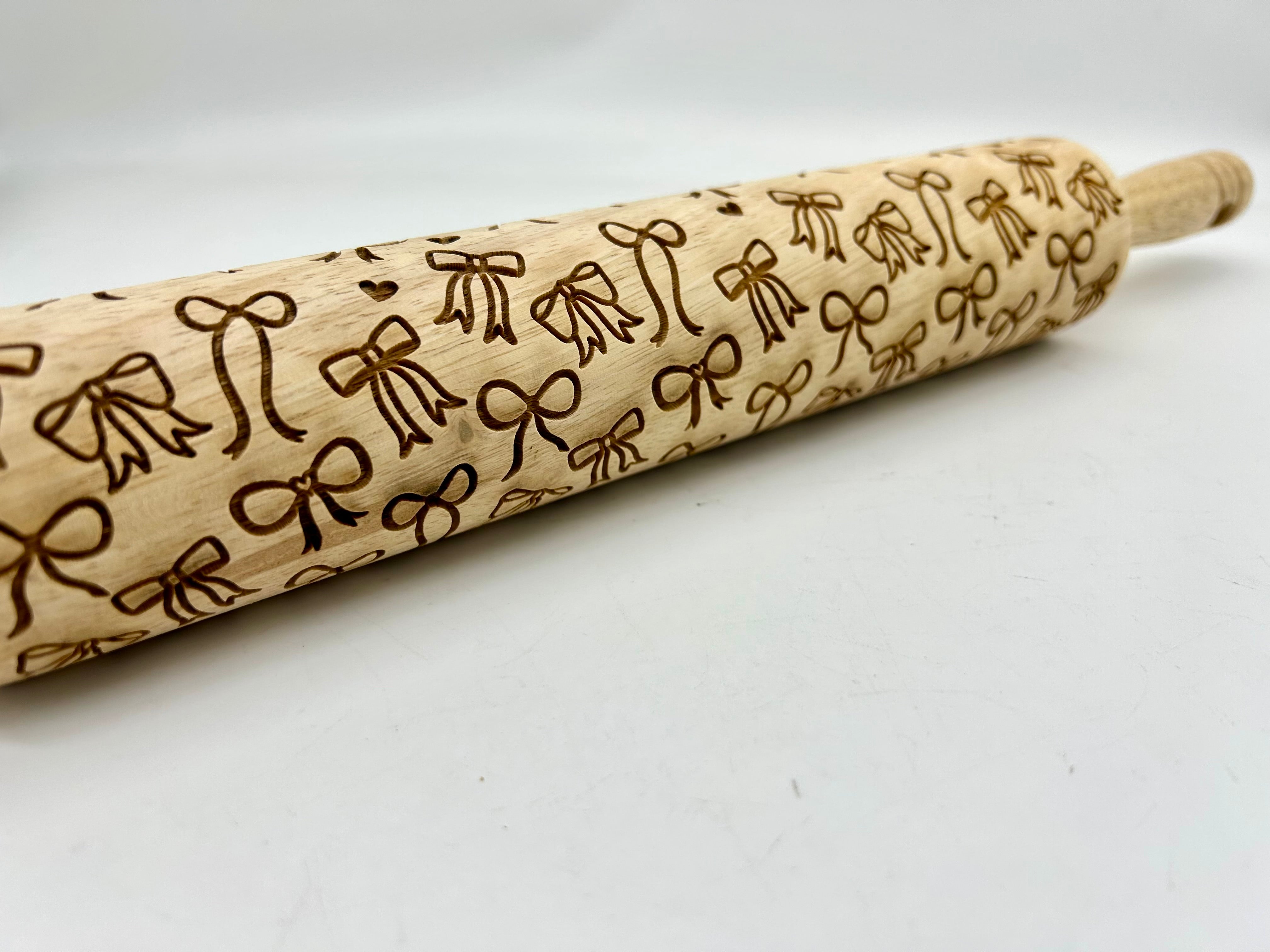 Bows Embossed Rolling Pin