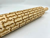Mustache Embossed Rolling Pin