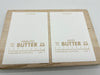 Set of 12 BUTTER cards and envelopes