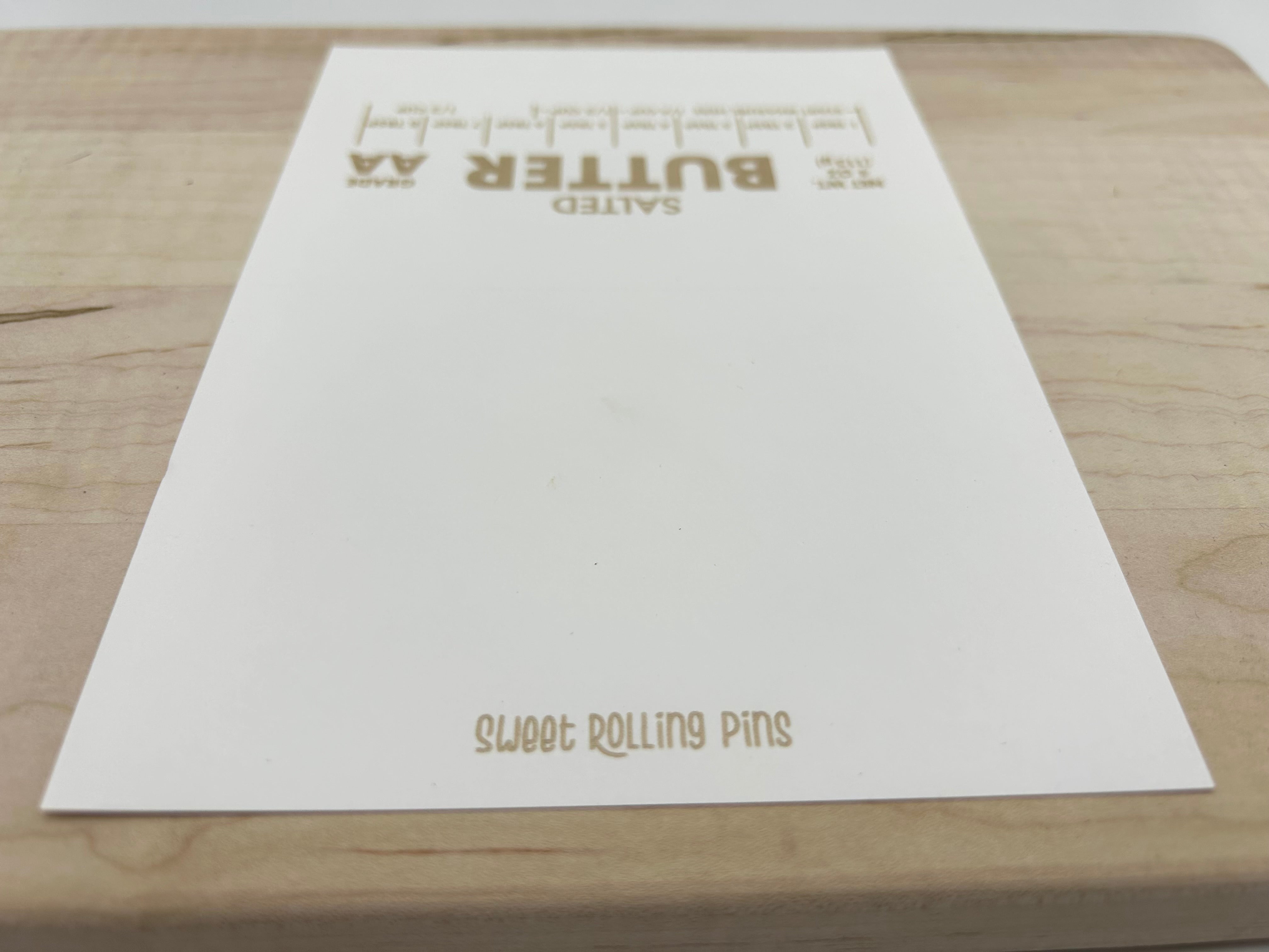 Set of 12 BUTTER cards and envelopes