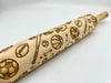 Sports Themed Embossed Rolling Pin
