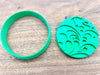 Floral Swirl Cookie Cutter and Stamp