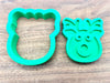 Goofy Reindeer Cookie Cutter and Stamp
