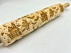 Witch and Bat Embossed Rolling Pin