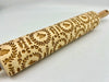 Bunnies and Carrots Embossed Rolling Pin