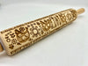 Hens Embossed Rolling Pin for Baking