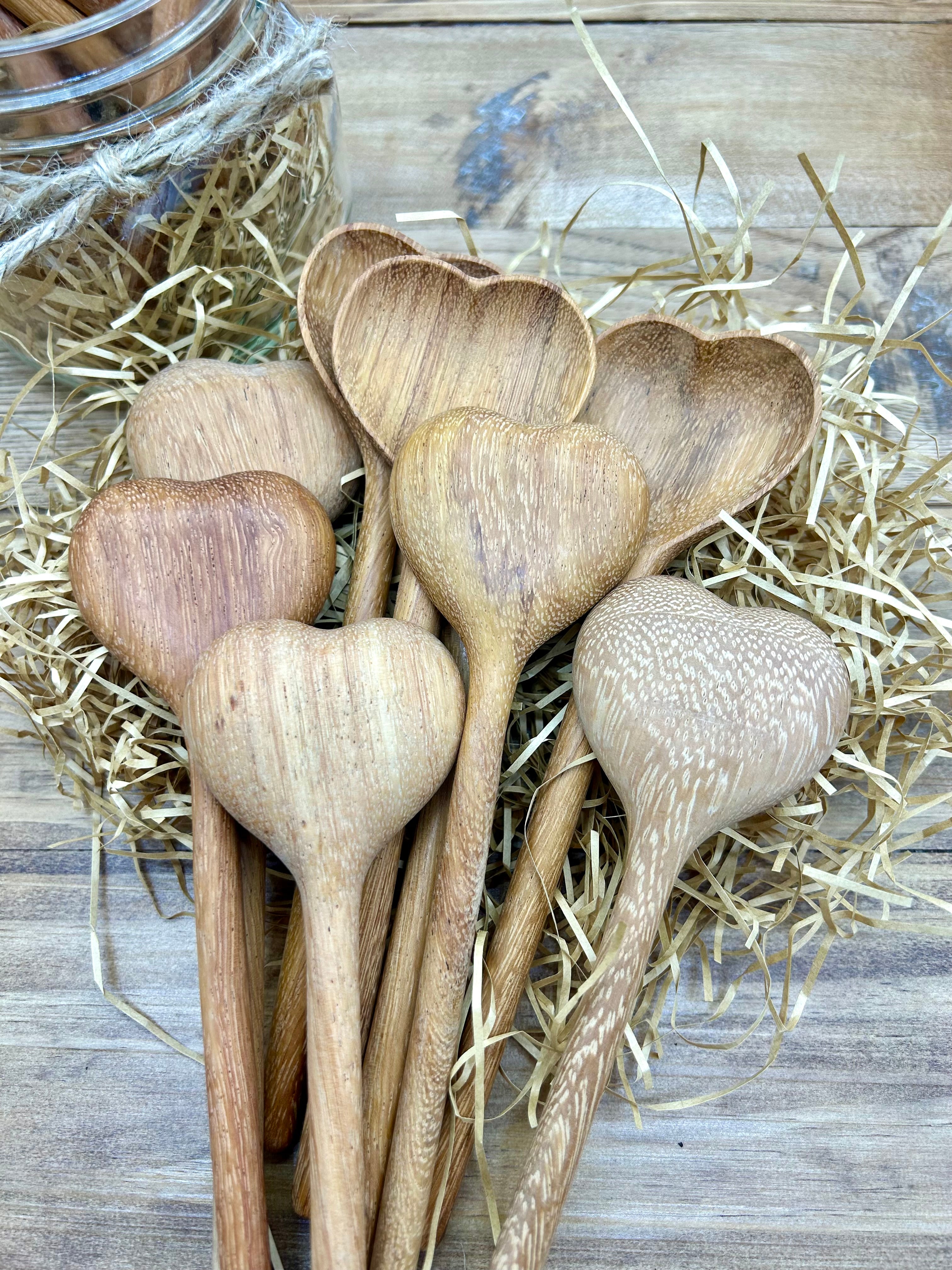 Heart Shaped Wooden Spoon