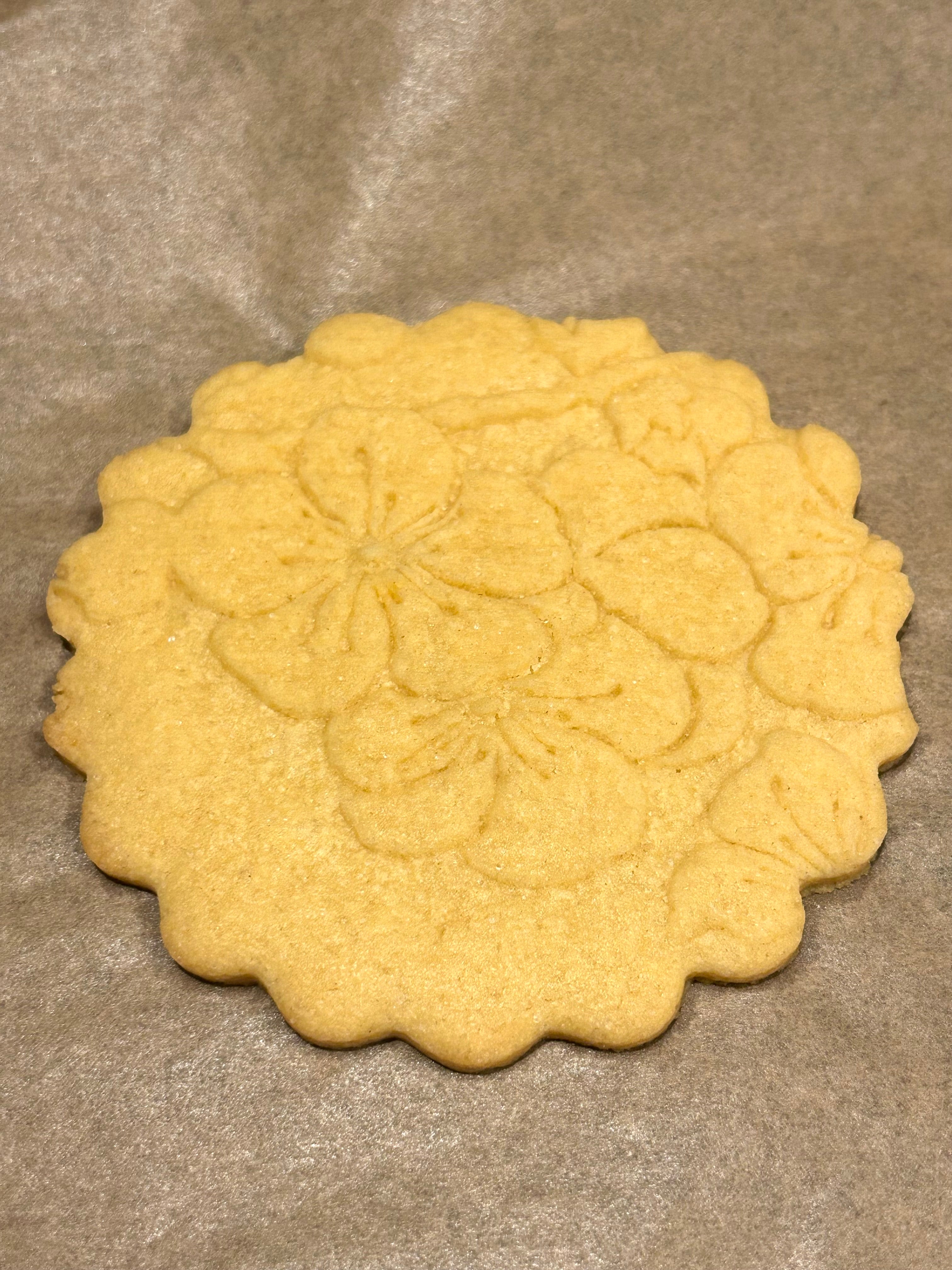 Embossed Cherry Blossom Rolling Pin- Pottery and Baking